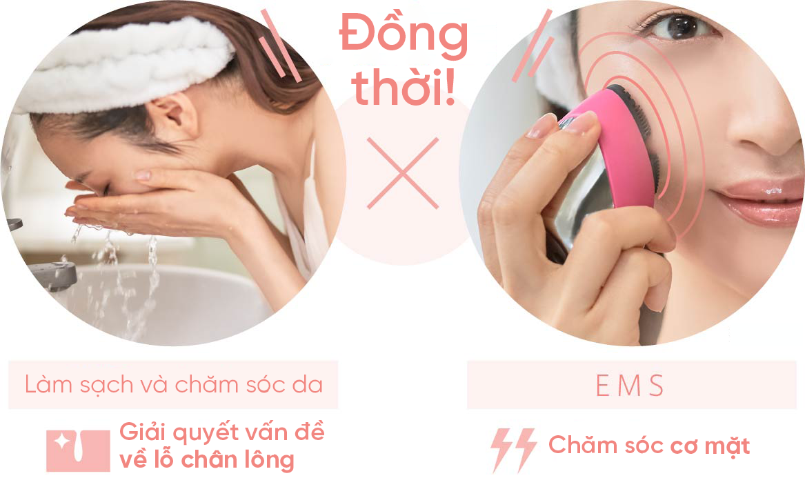 Chăm sóc cơ mặt và chăm sóc lỗ chân lông cùng một lúc!